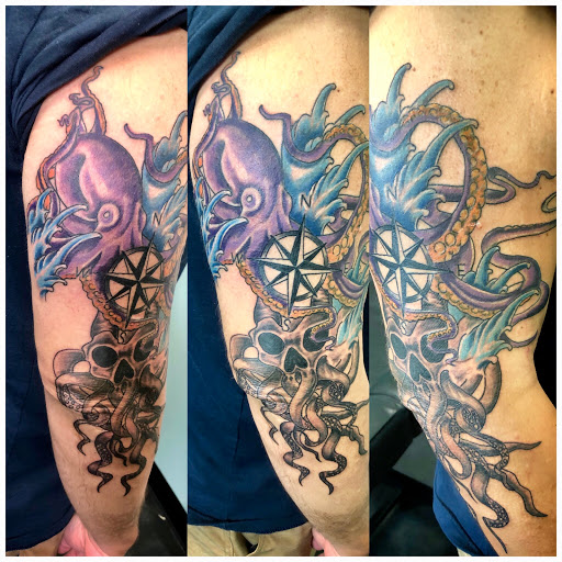 Explore dob tattoo ideas, creative tattoo ideas in Meridian, available at Creative Pain Tattoo Studio