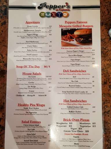 Hamburger Restaurant «Peppers At Uptown», reviews and photos, 4620 N 10th St, McAllen, TX 78504, USA