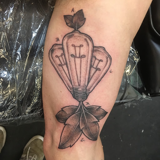 Explore outdoor tattoo ideas, creative tattoo ideas in Carbondale, available at Bonedale Tattoo