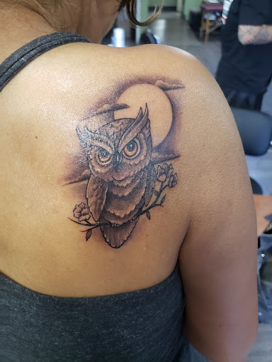 Explore tattoo leg sleeve ideas, creative tattoo ideas in Perris, available at Downtown Tattoos Perris