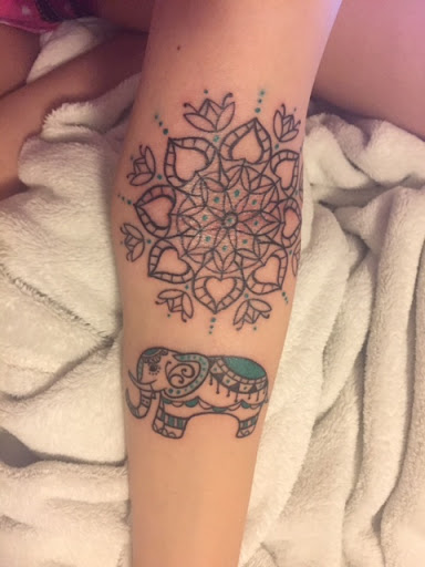 Explore song lyric tattoo ideas, creative tattoo ideas in Saint Petersburg, available at Foolish Pride Tattoo Co.