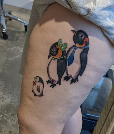Explore bikini line tattoo ideas, creative tattoo ideas in Carmel, available at Forever Gallery Tattoo