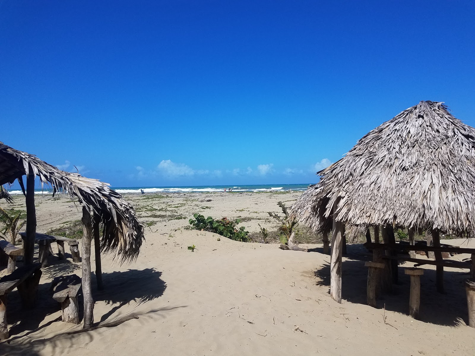 Foto de Playa Boca de Yasica con recta y larga