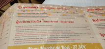 Le Gruber à Strasbourg menu