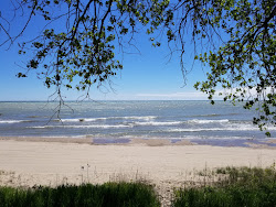 North Side Municipal Beach'in fotoğrafı geniş bir kıyı şeridi ile birlikte