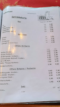 Menu / carte de Kalmithaus à Maikammer