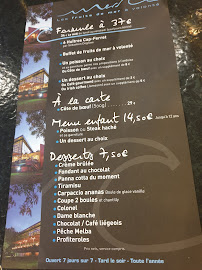 Restaurant de fruits de mer Merci à Bègles (la carte)