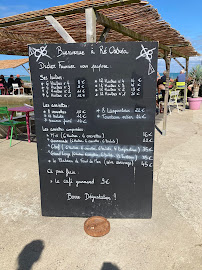 Ré Ostréa à Saint-Martin-de-Ré menu