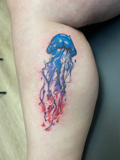 Explore banksy tattoo ideas, creative tattoo ideas in Belgrade, available at Suite B Tattoo