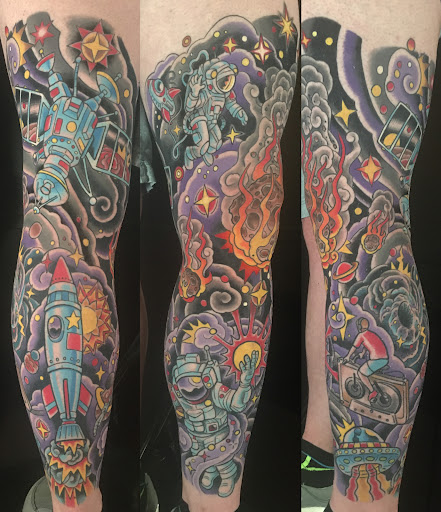 Explore sailor jerry tattoo ideas, creative tattoo ideas in Swannanoa, available at Iron Wolves Tattoo