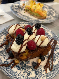 Pain perdu du Restaurant servant le petit-déjeuner La petite Bleue BRUNCH & COFFEE à Paris - n°19