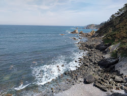 Foto de Playa de Cambaredo com uma linha costeira espaçosa