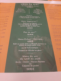 Menu / carte de Colibri restaurant à Nancy