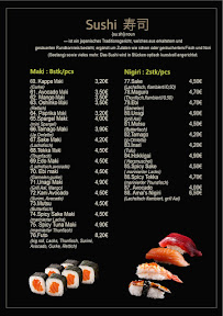 Menu / carte de Amai Sushi&More à Bitterfeld-Wolfen