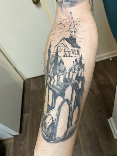 Explore cover up tattoo ideas female chest, creative tattoo ideas in Greensboro, available at Tried and True Tattoo Company