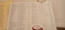 Joseph Ristorante à Rome menu