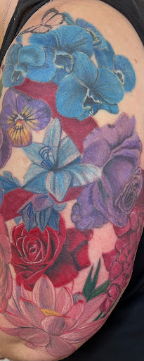 Explore hand tattoo ideas simple, creative tattoo ideas in Richmond, available at Loose Screw Tattoo