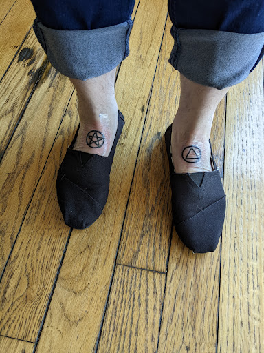 Explore tribal cover up tattoo ideas, creative tattoo ideas in Fairborn, available at Royal Prevail Tattoo