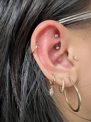 Explore tattoo ideas behind the ear, creative tattoo ideas in Merchantville, available at Body Graphics