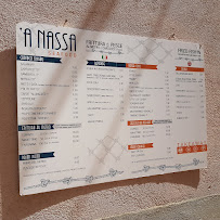 ‘A NASSA Seafood à Trapani menu