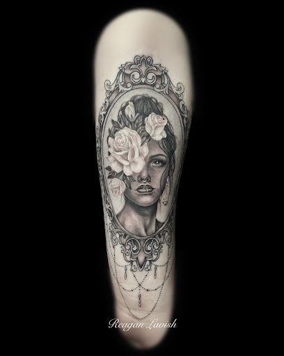 Explore black clover tattoo ideas, creative tattoo ideas in Altoona, available at Catharsis Tattoo Gallery