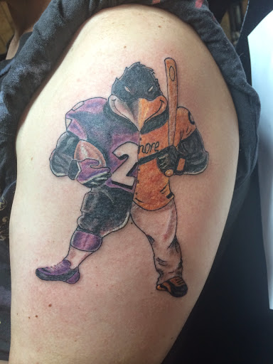 Explore bruins tattoo ideas, creative tattoo ideas in Madison Heights, available at Sin on skin tattoo and piercing