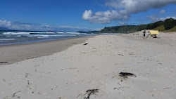 Foto von Pakiri Beach mit langer gerader strand