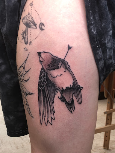 Explore grandpa tattoo ideas small, creative tattoo ideas in Everett, available at Sunken Ship Tattoos