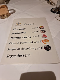 Menu du Restaurant La Sorrisa à Schönaich