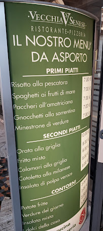 La Vecchia Senese à Livorno menu