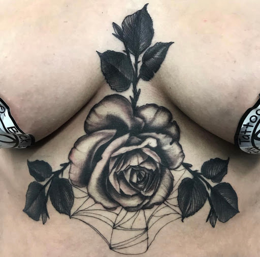 Explore elephant tattoo ideas, creative tattoo ideas in Johnson City, available at Gold Cross Tattoo Co.