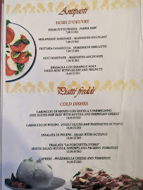 La Fourchette D'Or à Rome menu