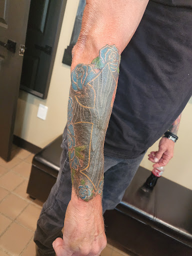 Explore daughters name tattoo ideas for dad, creative tattoo ideas in Davison, available at Trainwreck Tattoo Studio