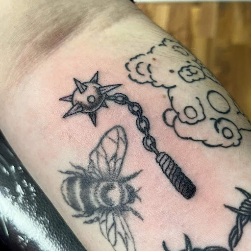 Explore pinterest flower tattoo ideas, creative tattoo ideas in Valparaiso, available at Elysium Studios