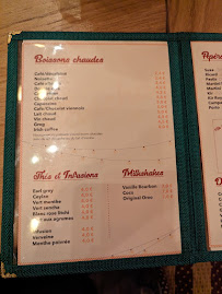 Restaurant Brasserie Chacha à Paris - menu / carte