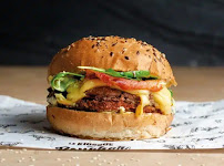 Hamburger du Restaurant Le Kiosque du Boucher - Livraison et Burgers à emporter à Saint-Barthélemy-d'Anjou - n°6