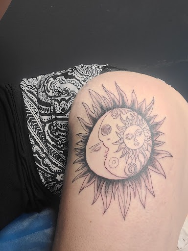 Explore tattoo chest piece ideas, creative tattoo ideas in Cadillac, available at Limitless Ink Tattoo Studio