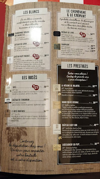 Restaurant La Boucherie à Narbonne menu