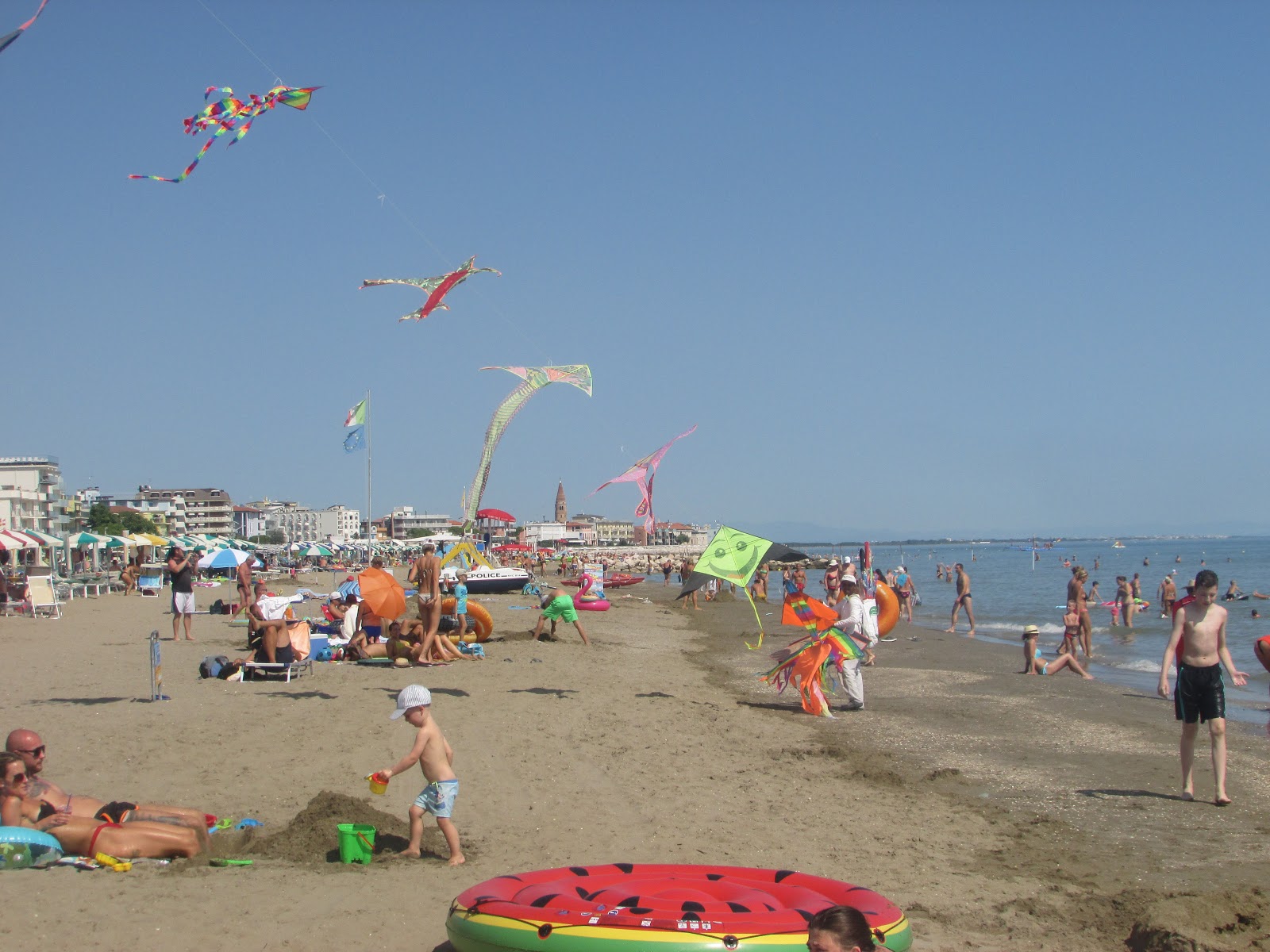 Photo of Caorle beach and the settlement