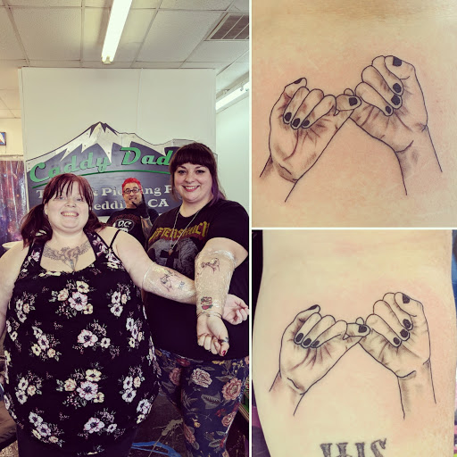 Find small bird tattoo ideas for your next unique tattoo in Redding at Caddy Daddys