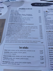 Restaurant français Côte Port à Les Sables-d'Olonne (la carte)