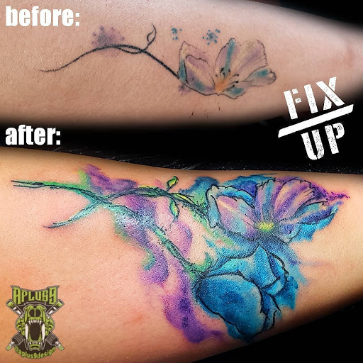 Explore family leg tattoo ideas, creative tattoo ideas in Bakersfield, available at Pretty In Ink Tattoo