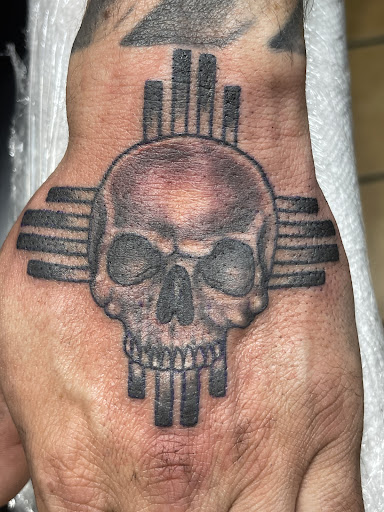 Explore cross tattoo ideas for men, creative tattoo ideas in Taos, available at Muerte Tattoo Taos