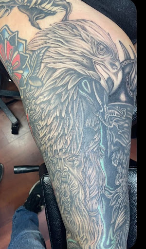 Explore grandkids tattoos ideas, creative tattoo ideas in Shippensburg, available at LAZY WIZARD TATTOOS