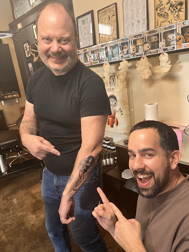 Explore back tattoo ideas for guys, creative tattoo ideas in Nashville, available at Kustom Thrills Tattoo