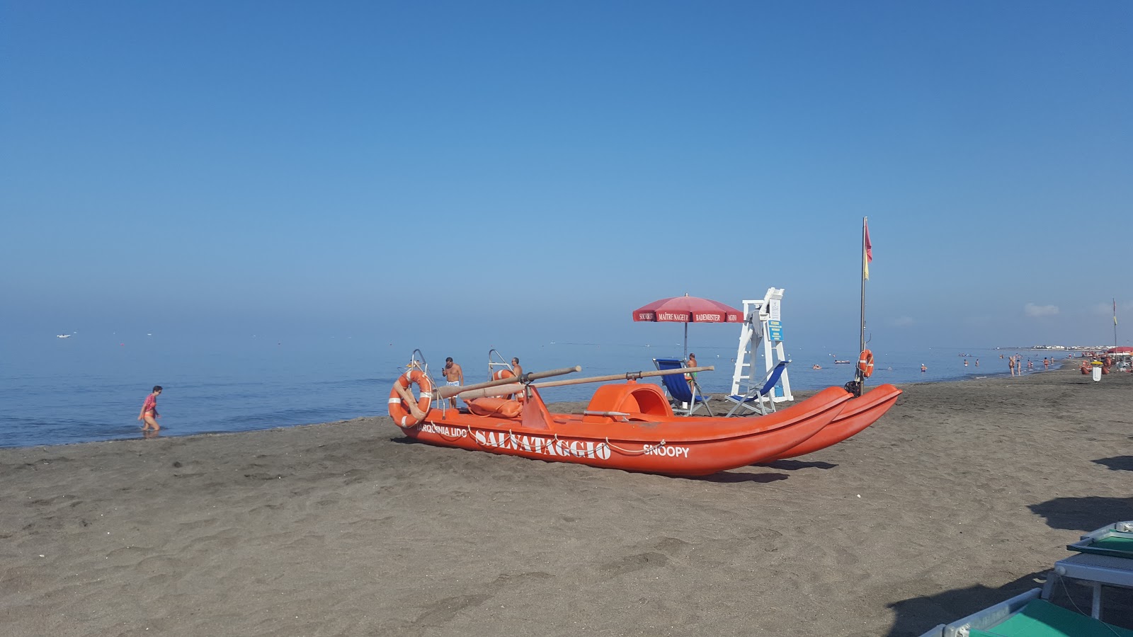 Lido di Tarquinia beach'in fotoğrafı çok temiz temizlik seviyesi ile