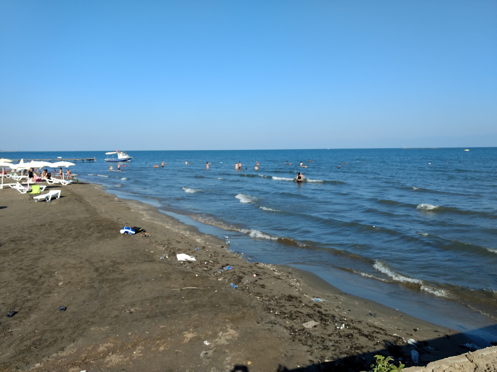 Fotografija Karatas beach II z turkizna voda površino