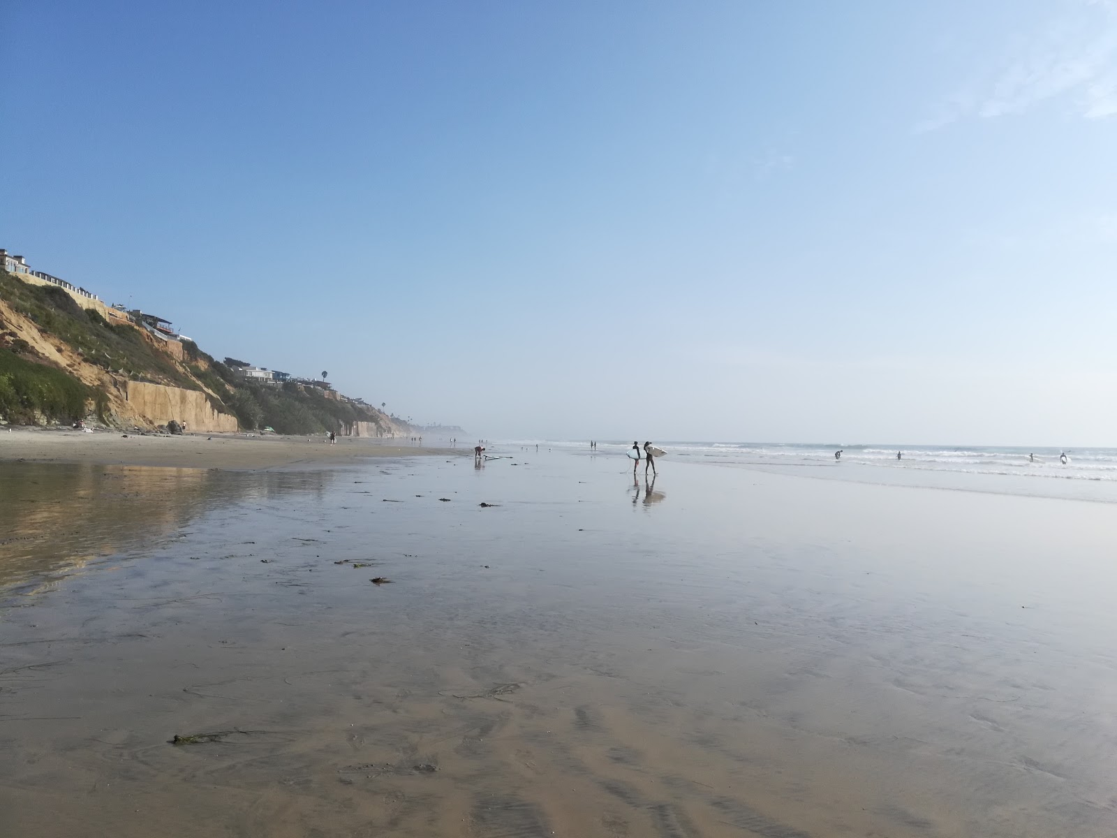 Photo of Encinitas beach and the settlement
