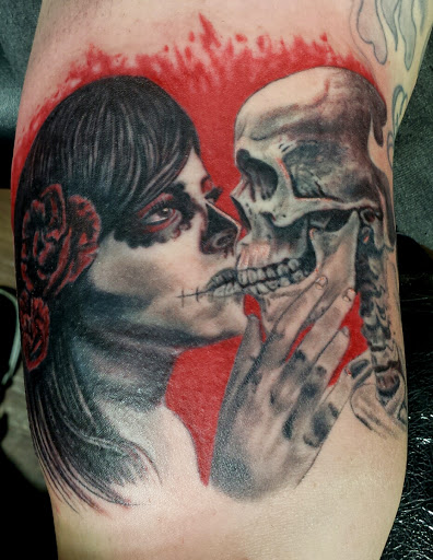 Explore butterfly foot tattoo ideas, creative tattoo ideas in East Northport, available at Tormented Souls