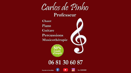 Cours De Guitare, Piano, Chant, Percussions, À Grdefliers | Carlos De Pinho à Groffliers, Pas-de-Calais